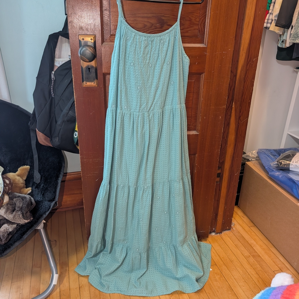 Cat & Jack Aqua Maxi Dress